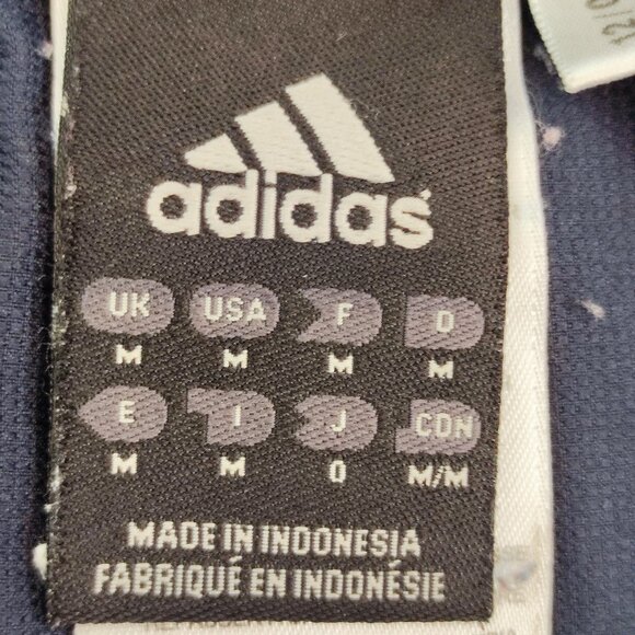 Adidas active wear short men's size M dark blue with 3 white stripes lightweigh - Picture 4 of 11